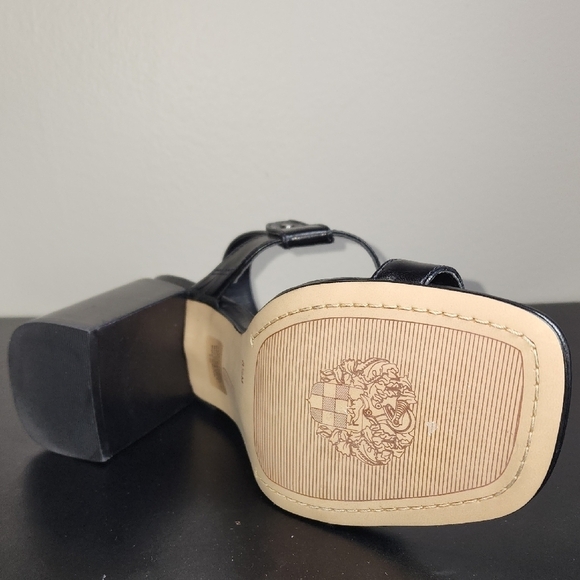 Vince Camuto Black Block Heel Sandals - Picture 10 of 13